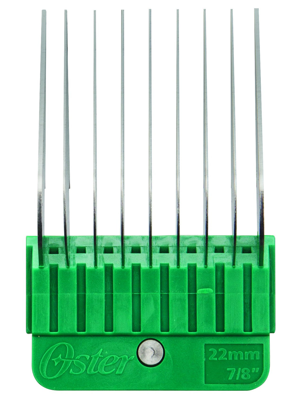 Guía Oster para 3/4 pulgada, mantiene longitud media con control.