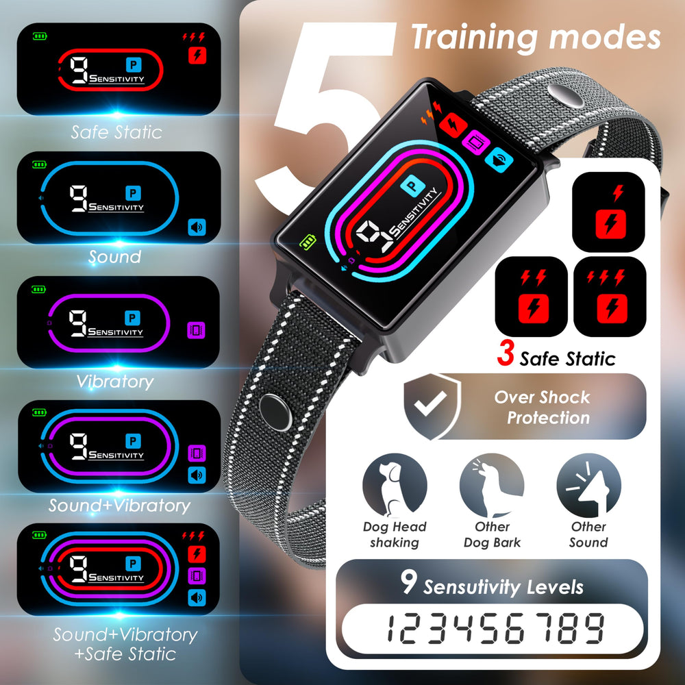 OTK collar para perros, ajuste de 25 pulgadas para entrenamiento en casa