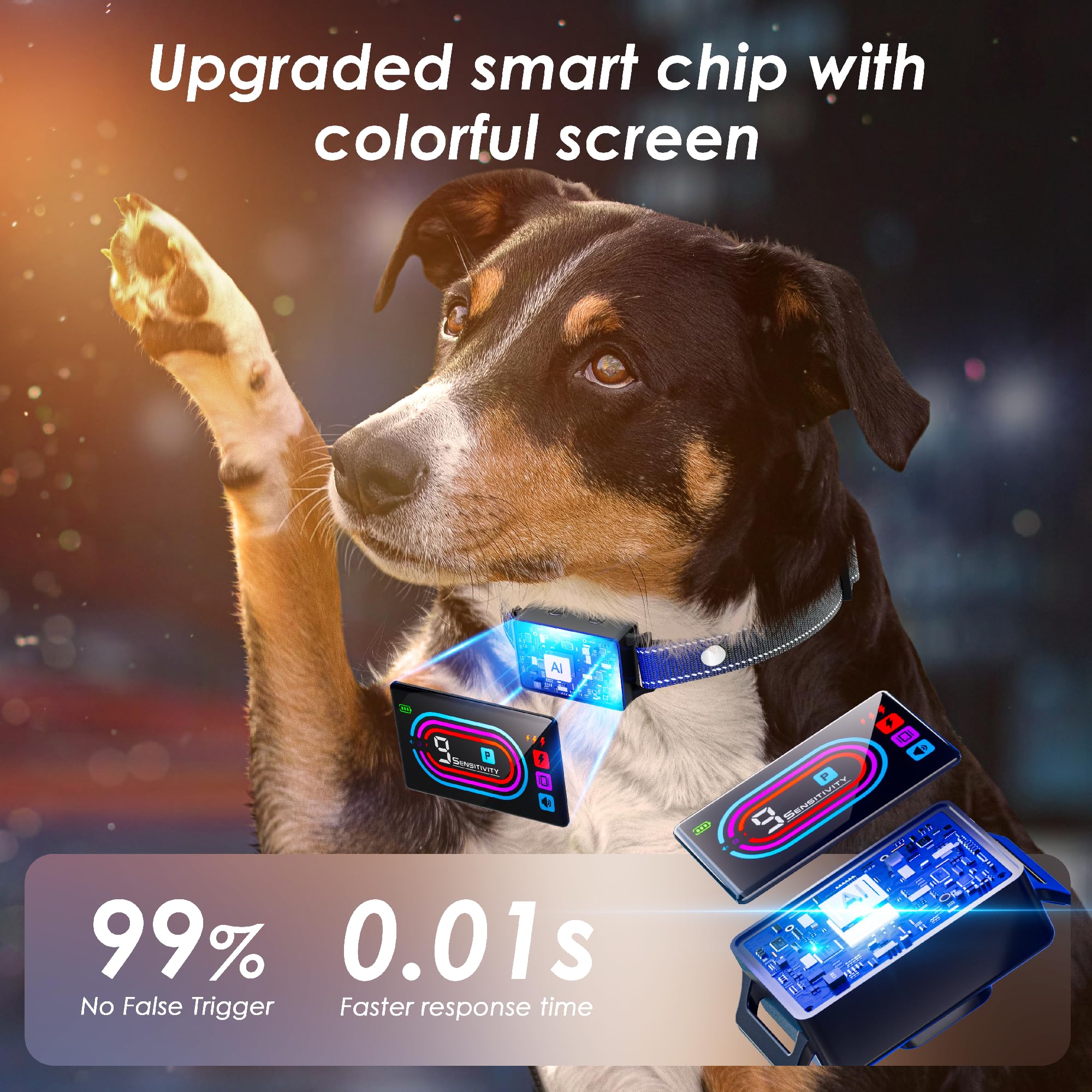 OTK collar seguridad, sonido y vibración para exterior y paseos