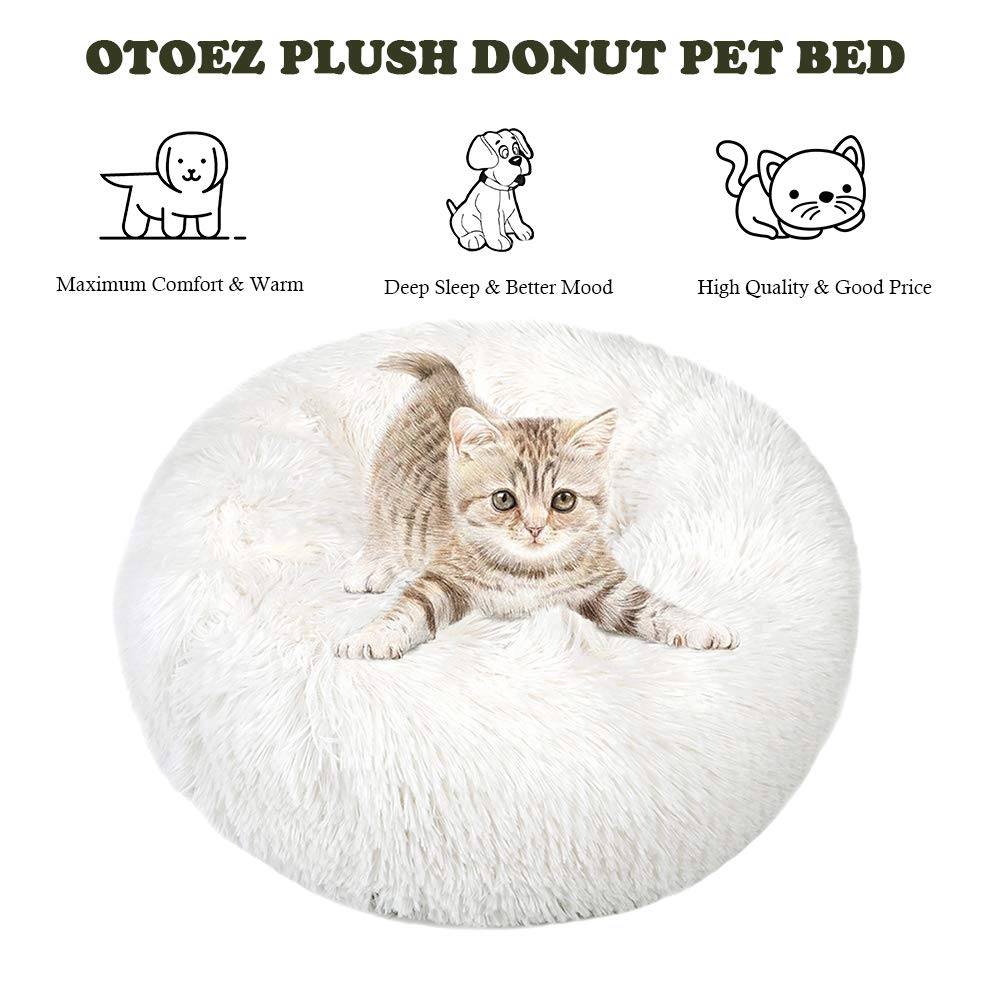 otoez cama antiestrés para cachorros y gatitos, ideal para acurrucarse.