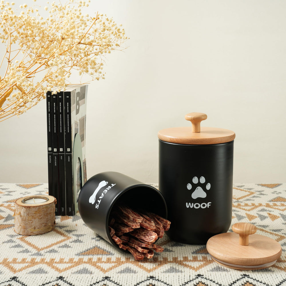 OTTENON Diseño decorativo para cocina con contenedores para perros.