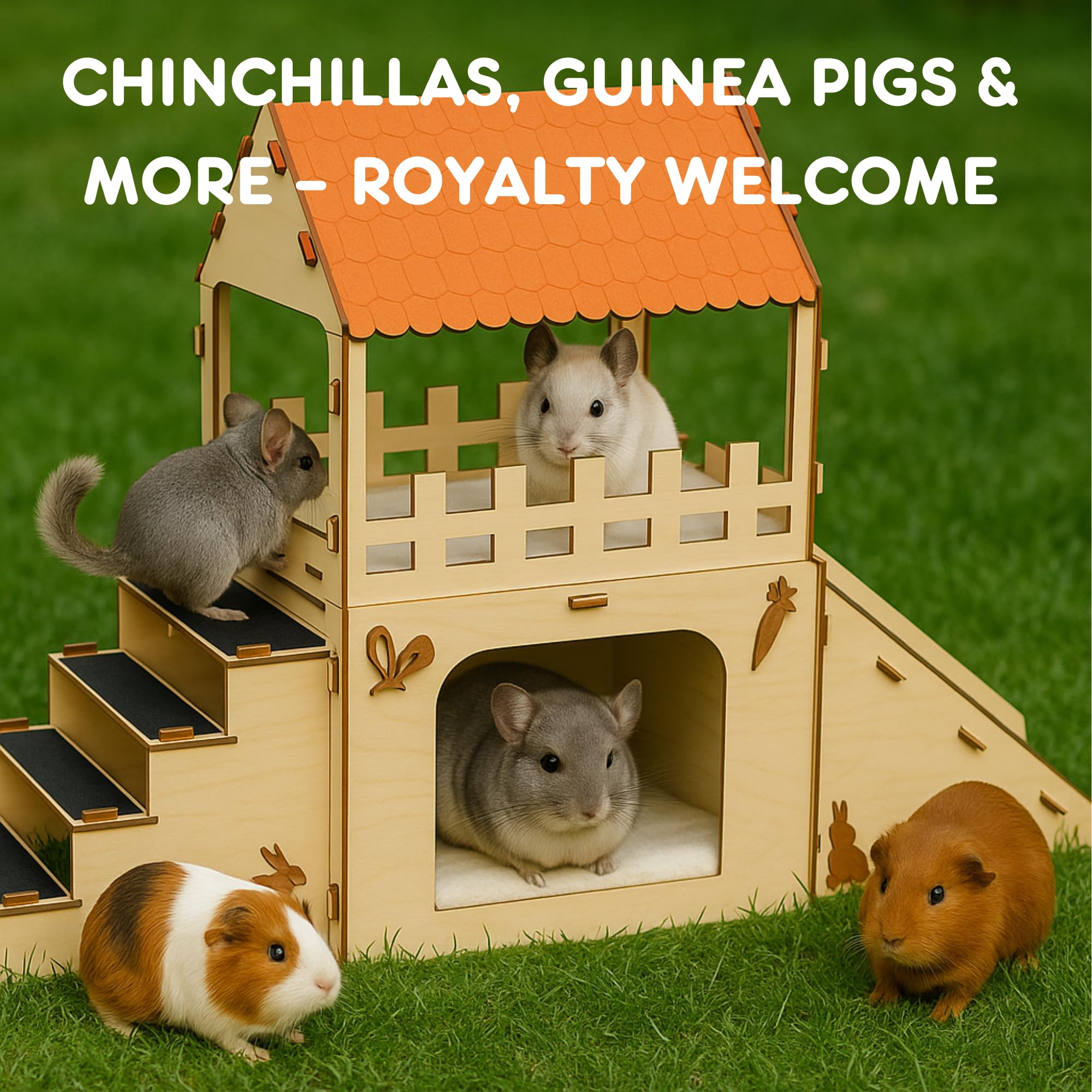 OtterPets hogar interior conejo: solución práctica para espacios pequeños.