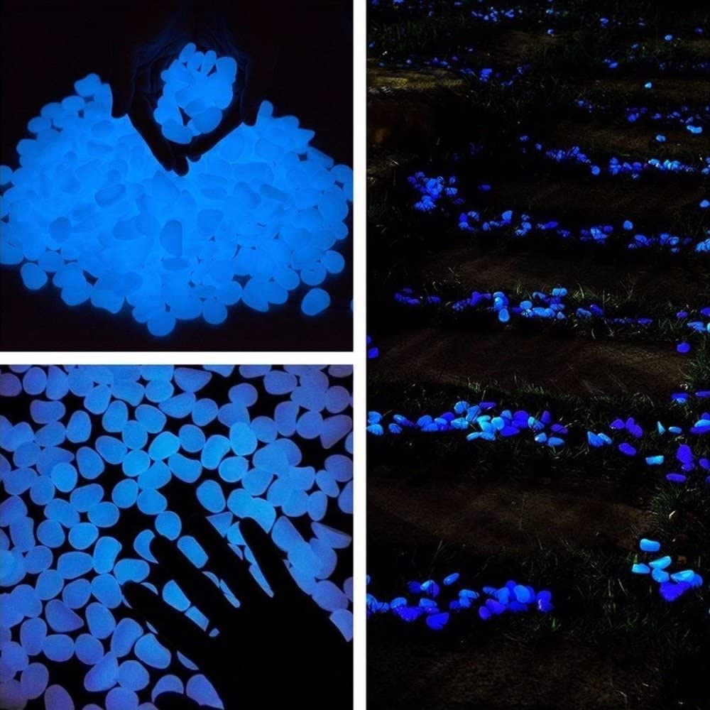 Piedras luminosas para caminos exteriores, brillo sutil con cada paso
