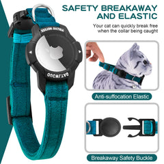 OUCWLTAG collar gato doble protección con liberación rápida