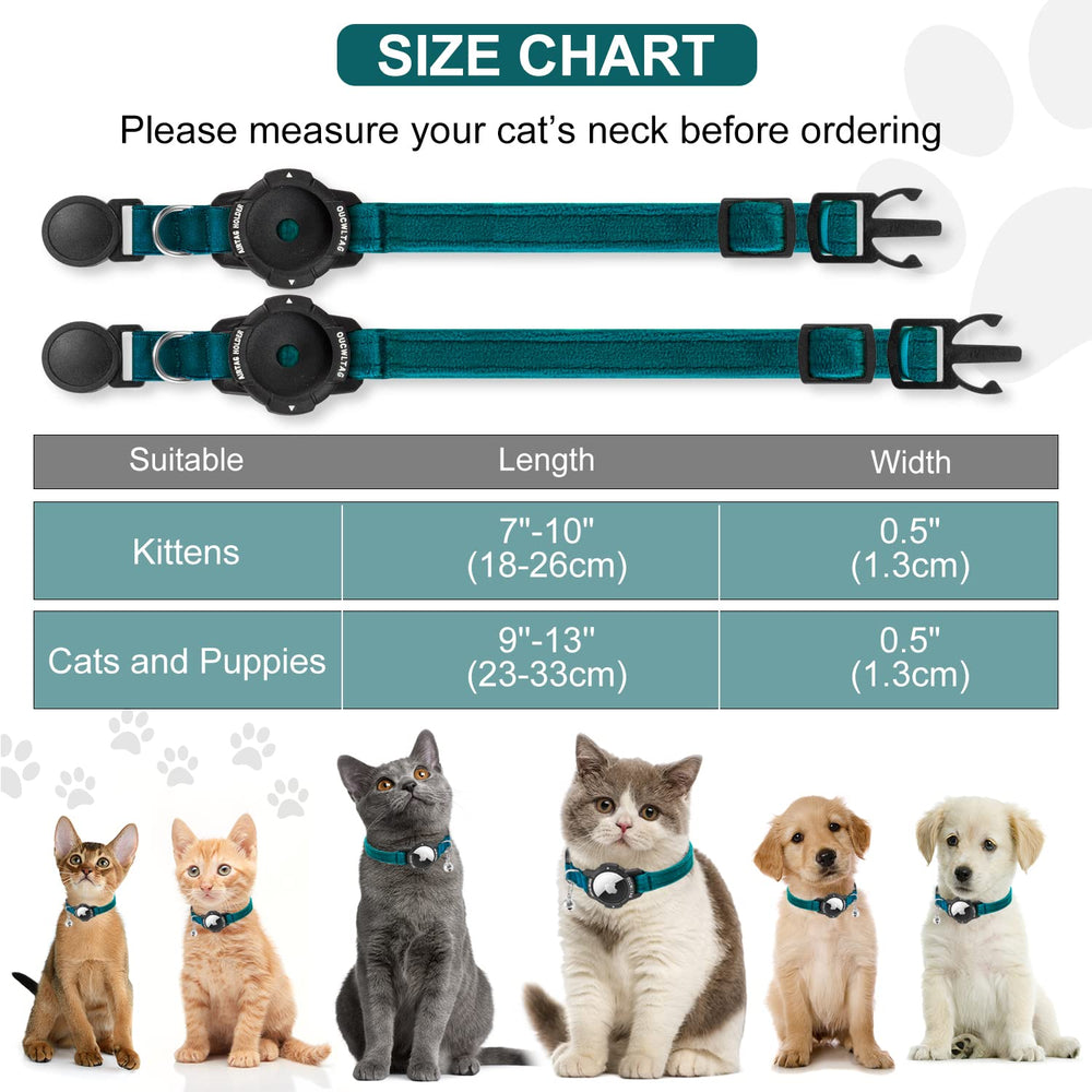 OUCWLTAG collar para gatos y cachorros, uso diario seguro