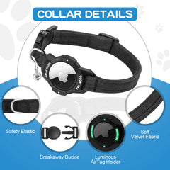 OUCWLTAG collar para gato en terciopelo suave y cómodo