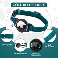 OUCWLTAG collar gato terciopelo suave para comodidad diaria