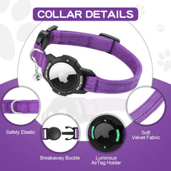OUCWLTAG collar de velvet suave que protege el cuello de irritaciones.