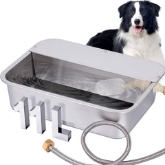 OUJIMAI bebedero automático para perros 3gal exterior, agua fresca para paseos y días soleados