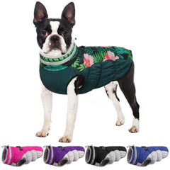 Abrigo OUOBOB para perro pequeño con capa externa impermeable para mantener seco