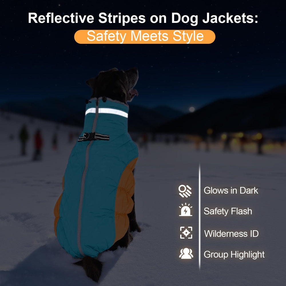 OUOBOB abrigo impermeable para perro grande mantiene al perro seco