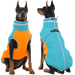OUOBOB abrigo para perro grande con arnés integrado ofrece control seguro en paseos