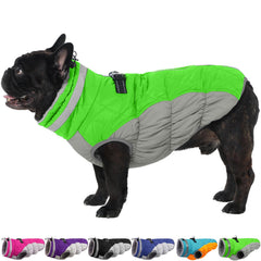 OUOBOB chaqueta para perro grande, frente; protege del frío.