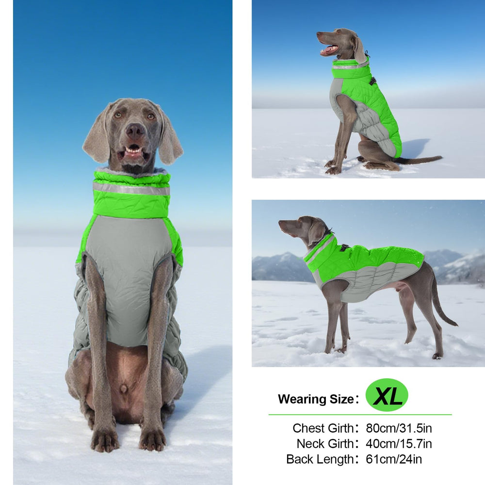 OUOBOB chaqueta para perro grande, tallas XS–3XL disponibles.