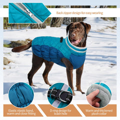 OUOBOB chaqueta perro invierno arnés integrado cómoda en caminatas