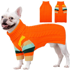 Sudadera OUOBOB para perro grande con cuello alto, ideal para climas fríos.