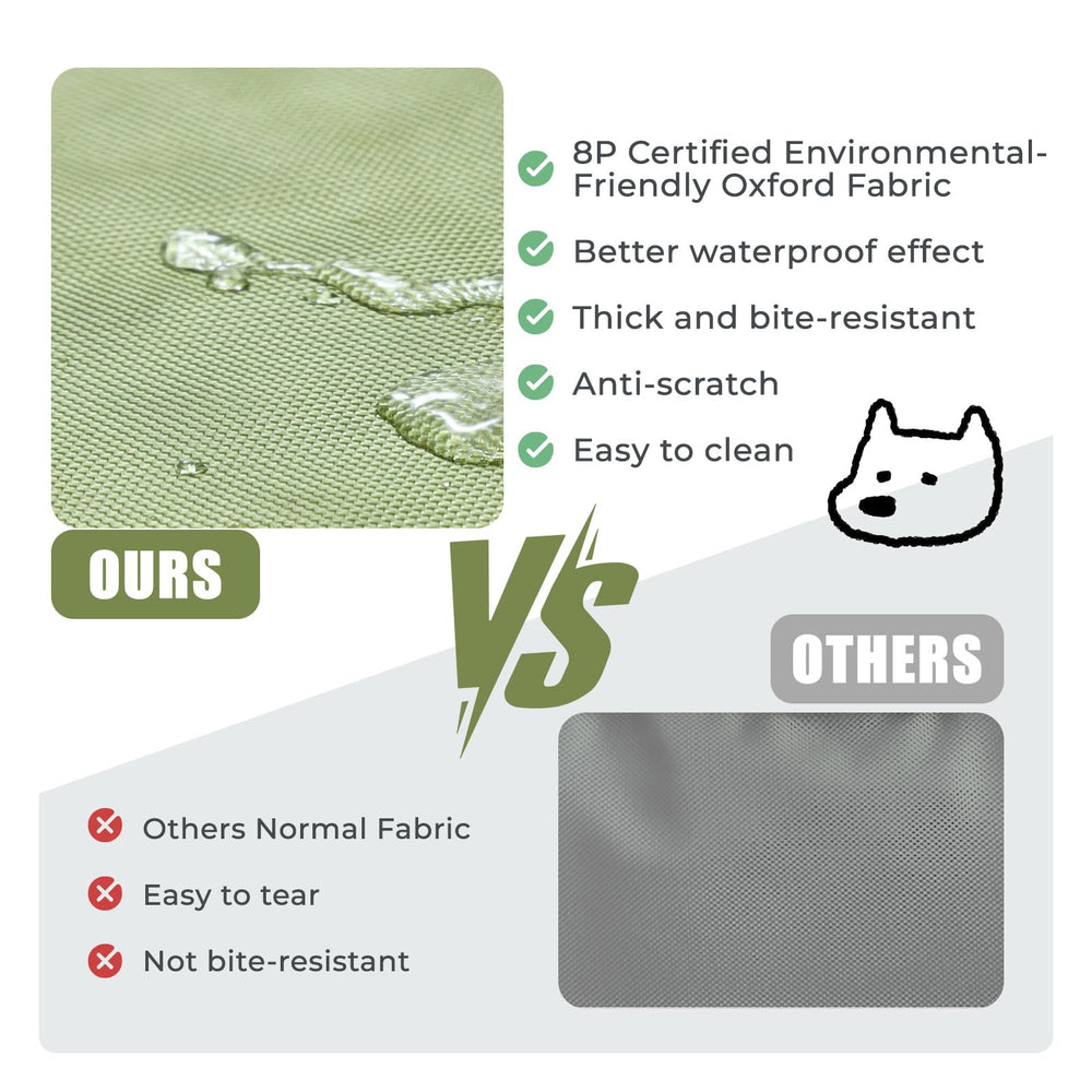 Funda desmontable impermeable OUPEIWAWA facilita la limpieza.