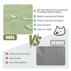 Funda desmontable impermeable OUPEIWAWA facilita la limpieza.