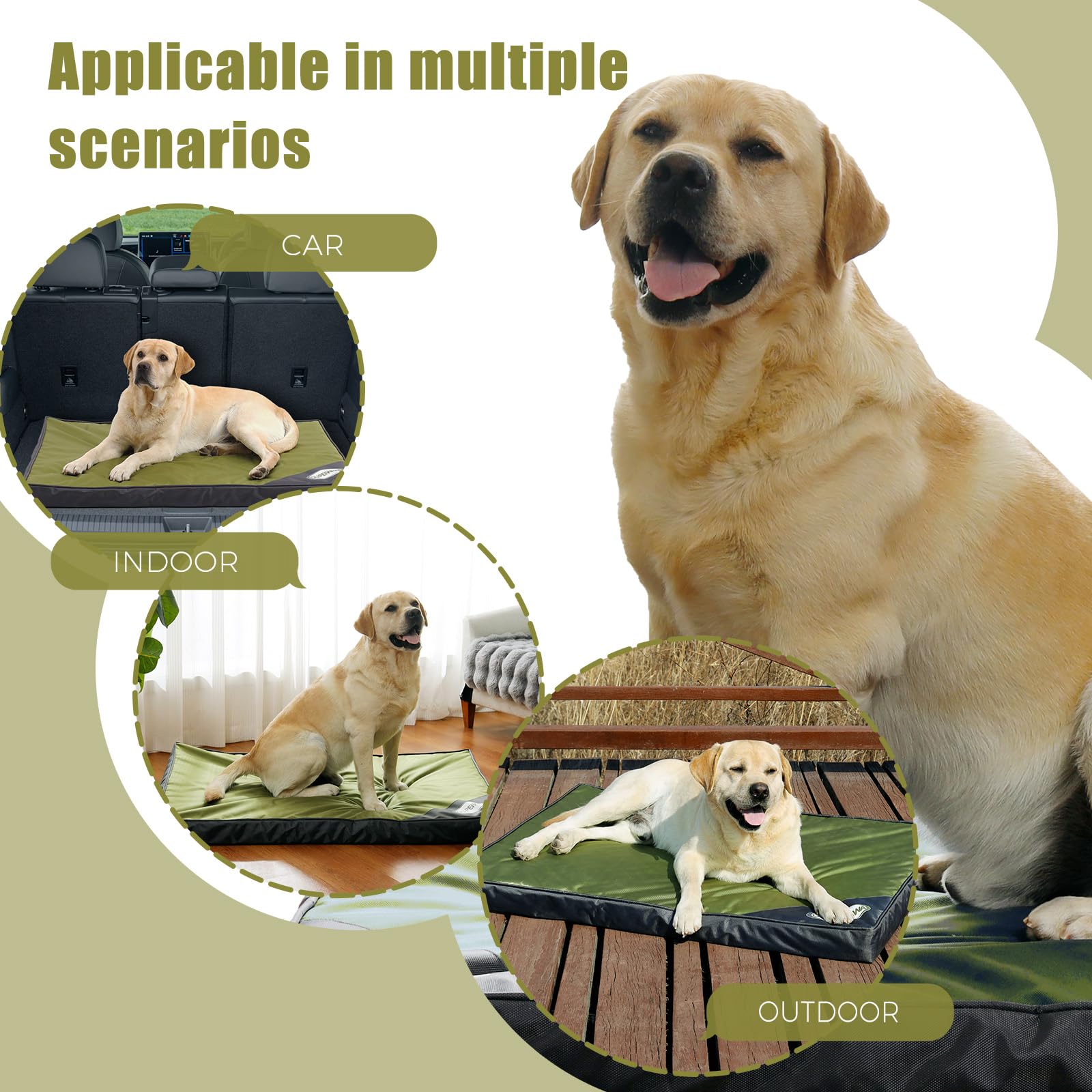 Funda enfriante de OUPEIWAWA para mantener al perro cómodo.
