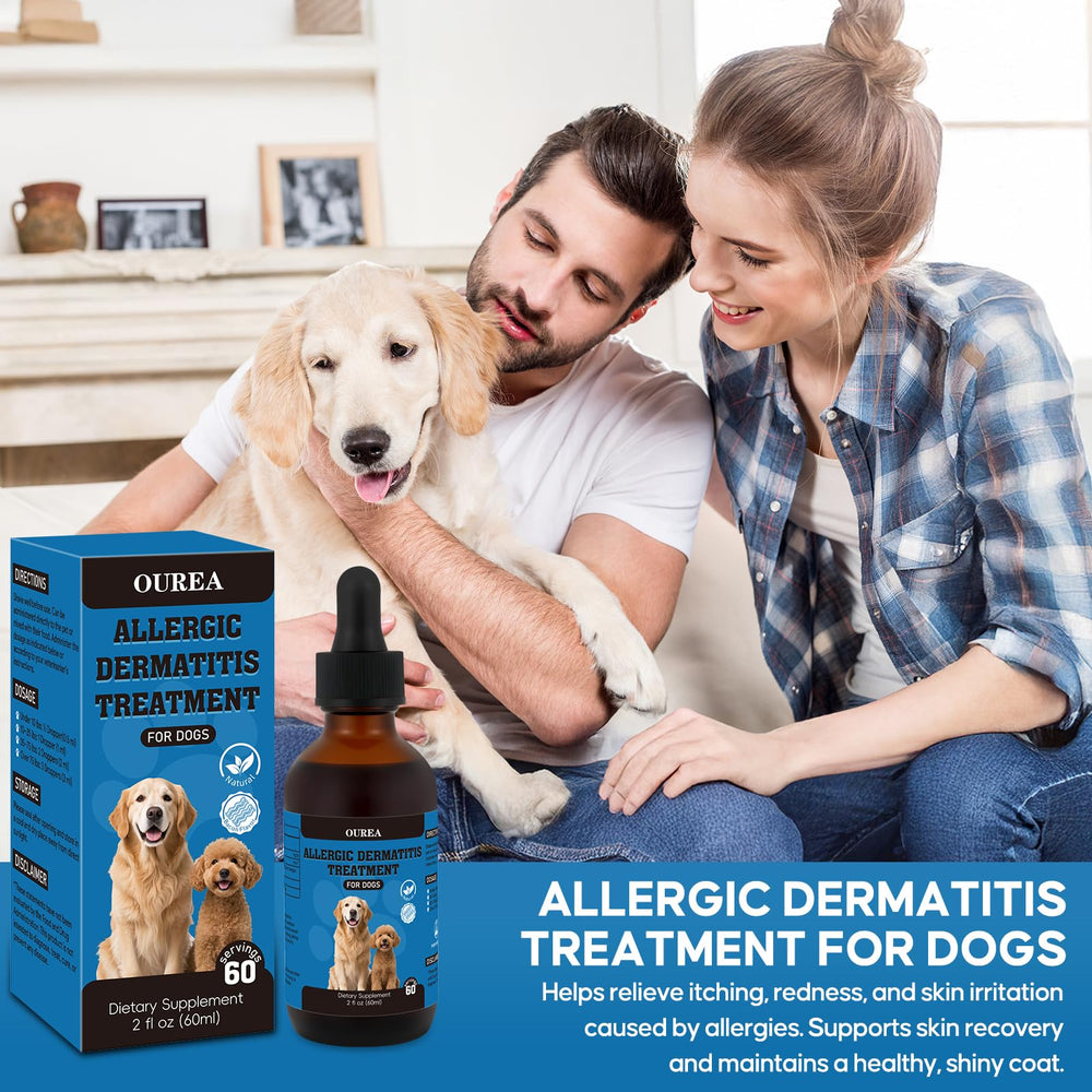 Ourea: alivio suave del prurito en dermatitis canina.