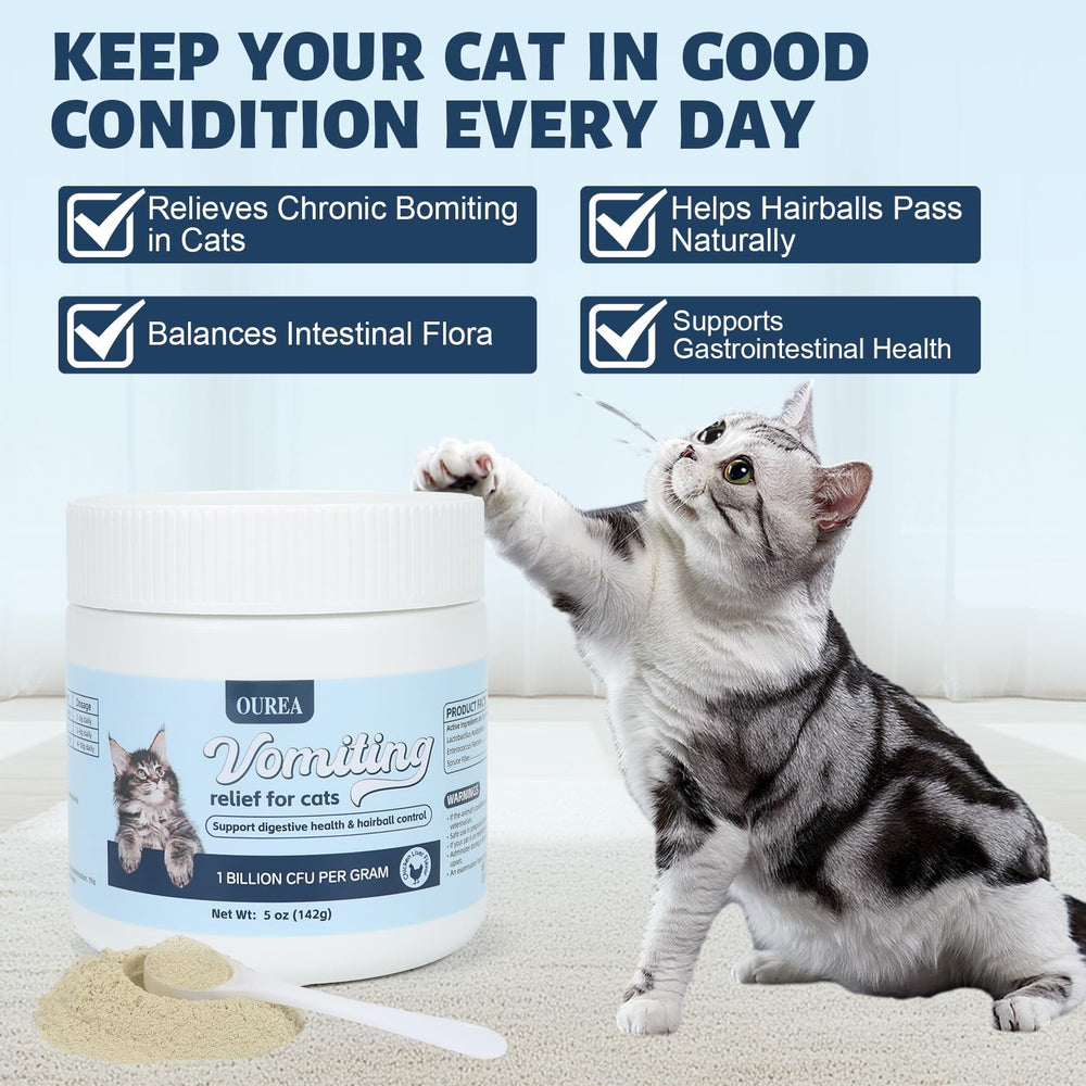 OUREA cuchara-medicion-2g-gatos, dosificación precisa para cada comida.