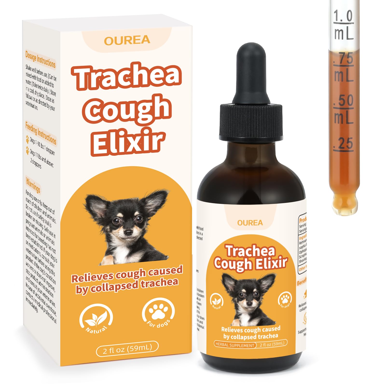 Ourea: apto para todas las razas, apoyo al bienestar respiratorio.