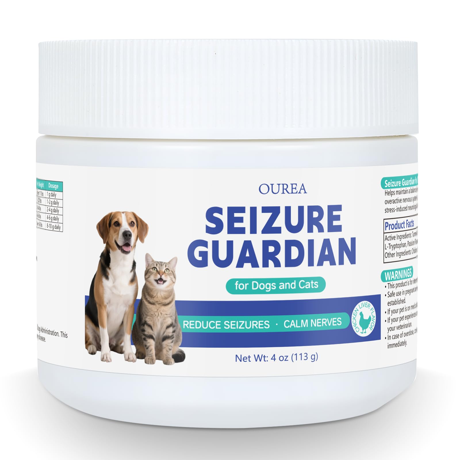 Familia con mascota usando Ourea Seizure Guardian en casa