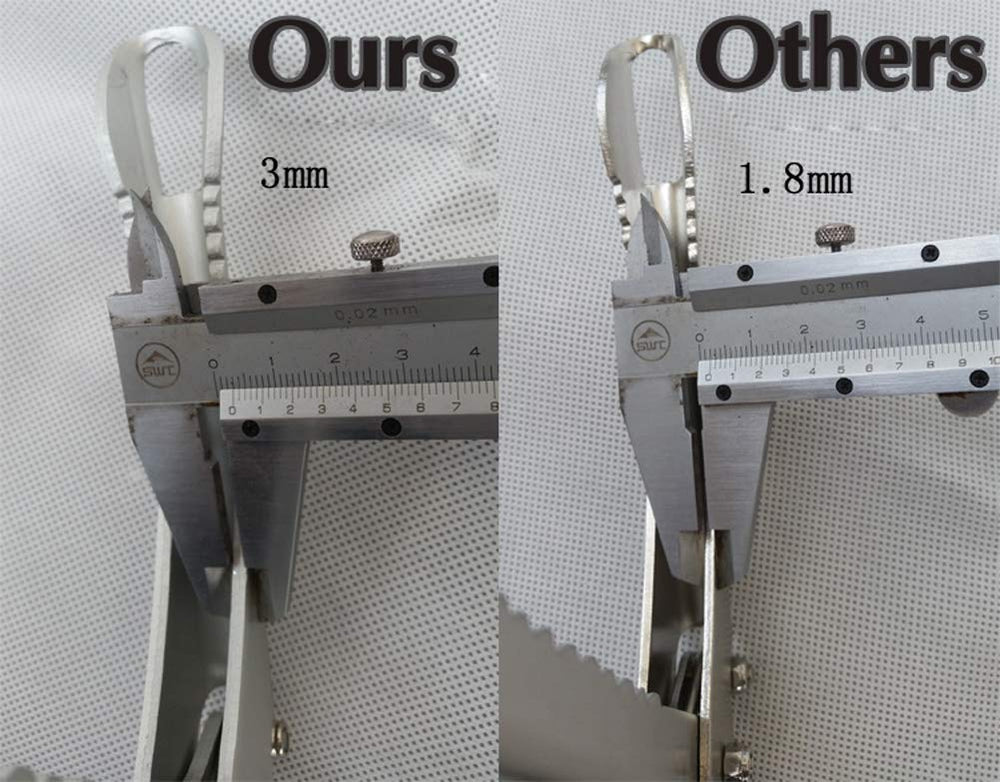 Ouronehome pinzas serpientes aluminio ligero para facilitar transporte.