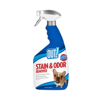 OUT! limpiador de manchas y olores para mascotas, botella de 32 oz, uso doméstico.