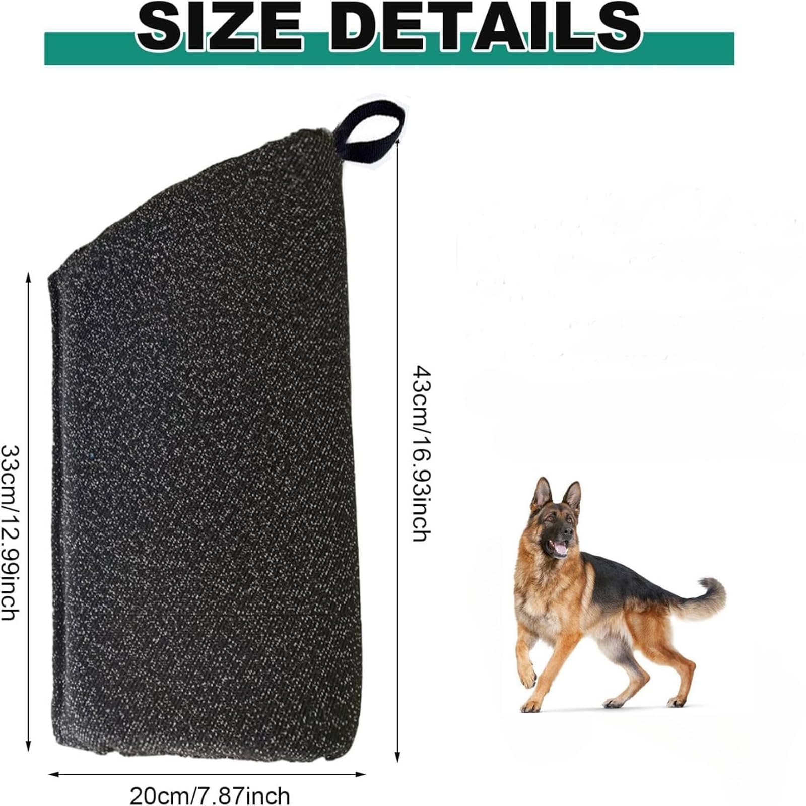Outdoorigo manga protección para brazos, ideal para entrenamientos intensos con perros medianos