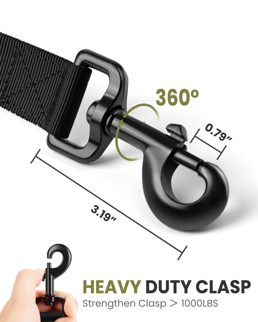 OutdoorMaster Correa Bungee de nailon y cuerda elástica de alta durabilidad.