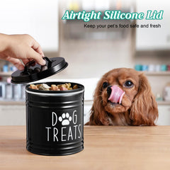 OUTNILI contenedor golosinas mascotas estilo rustico organiza snacks en la encimera