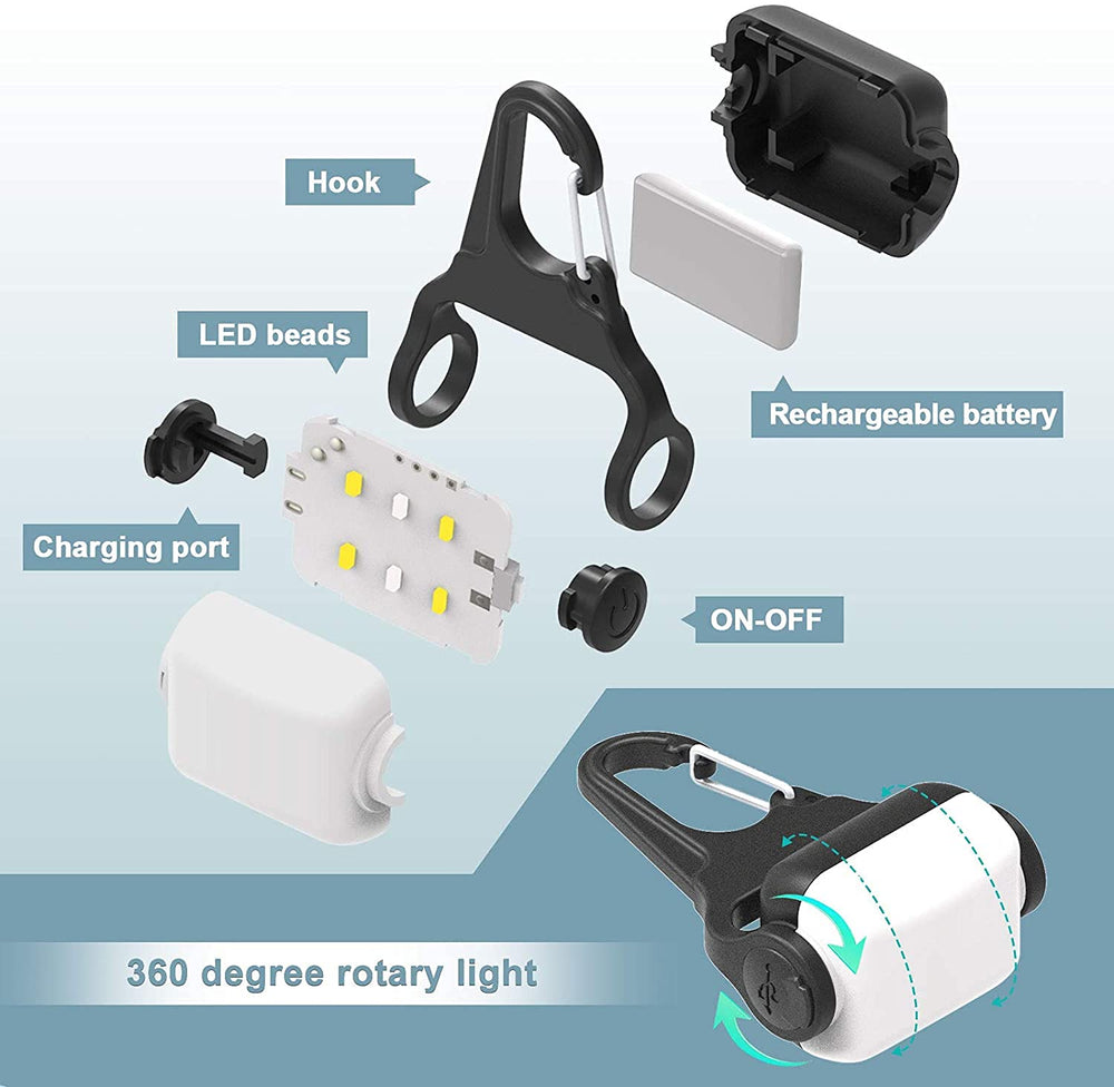 Outopest: luces de collar para camping y correr en condiciones nocturnas