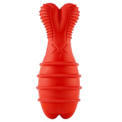 Outward Hound Grunt Fetch Stick conejo rojo: ideal para juego al aire libre