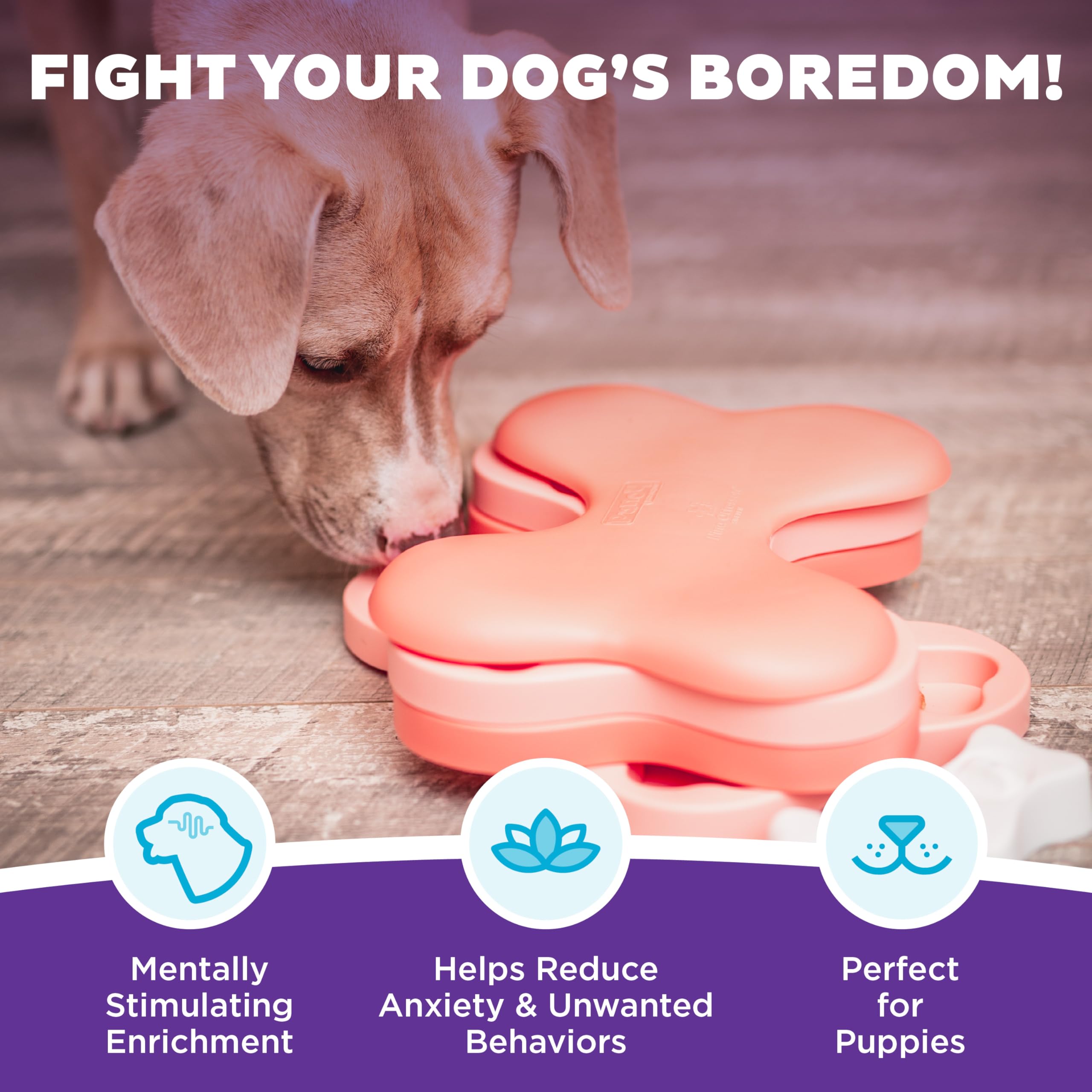 Puppy Tornado, tres niveles giratorios para resolver premios