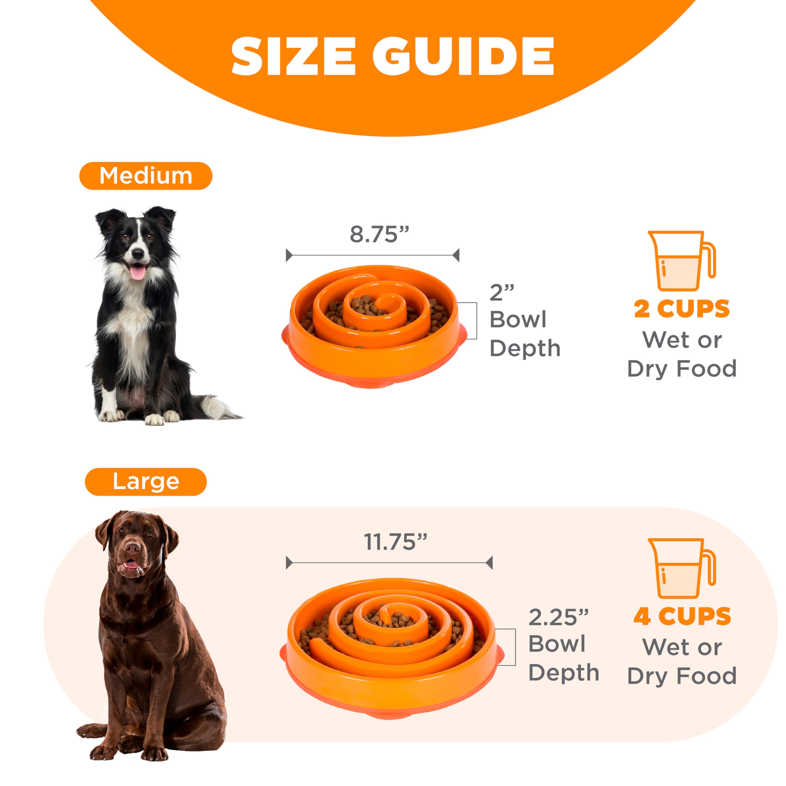 Outward Hound Fun Feeder Slo Bowl libre de BPA PVC y ftalatos para una alimentación segura