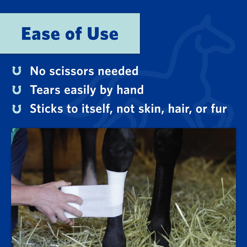 OVIK Health PowerFlex Equine: flexible y transpirable, se adapta a contornos.