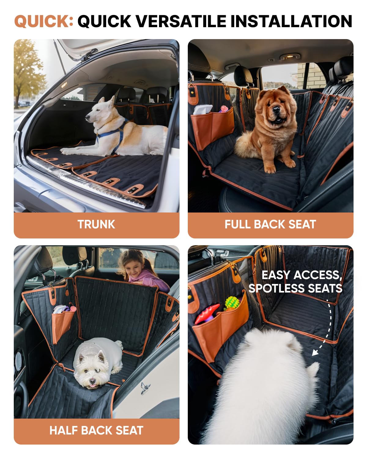 Owleys protección de interiores evita suciedad y pelos en el coche