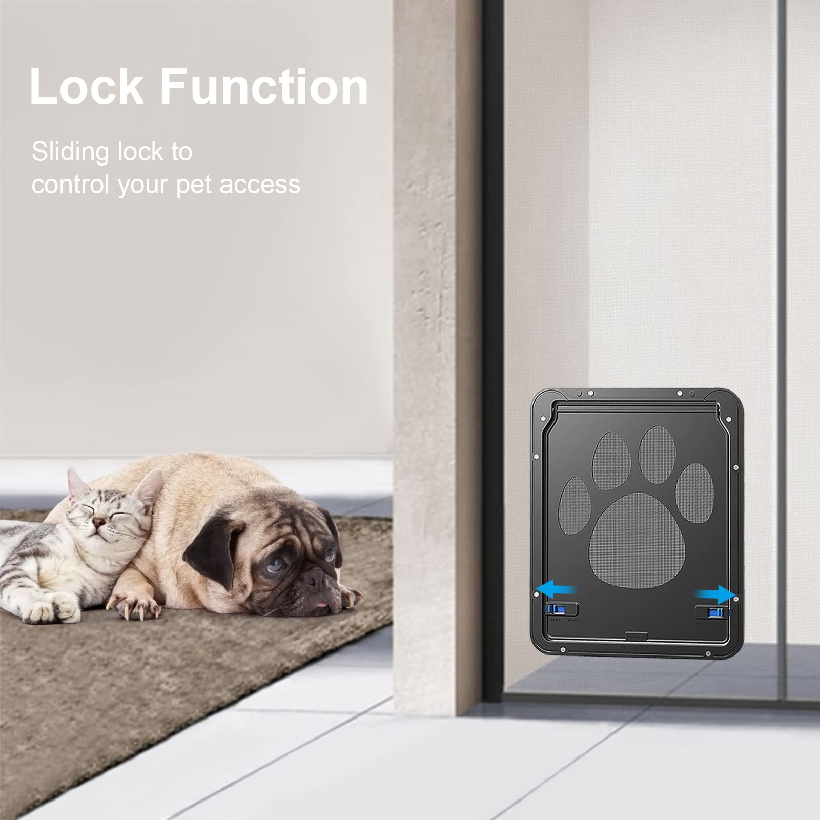 Ownpets instalación rápida con tornillos, sin herramientas complicadas.