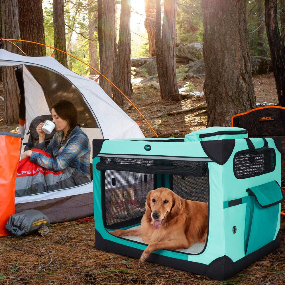 Ownpets bolsa de almacenamiento mantiene juguetes y golosinas al alcance durante viajes.