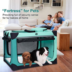 Ownpets estructura de acero y tela Oxford, resistente y segura para la mascota.