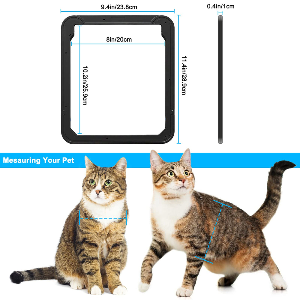 Ownpets marco de ABS resistente para uso diario en puertas de malla.