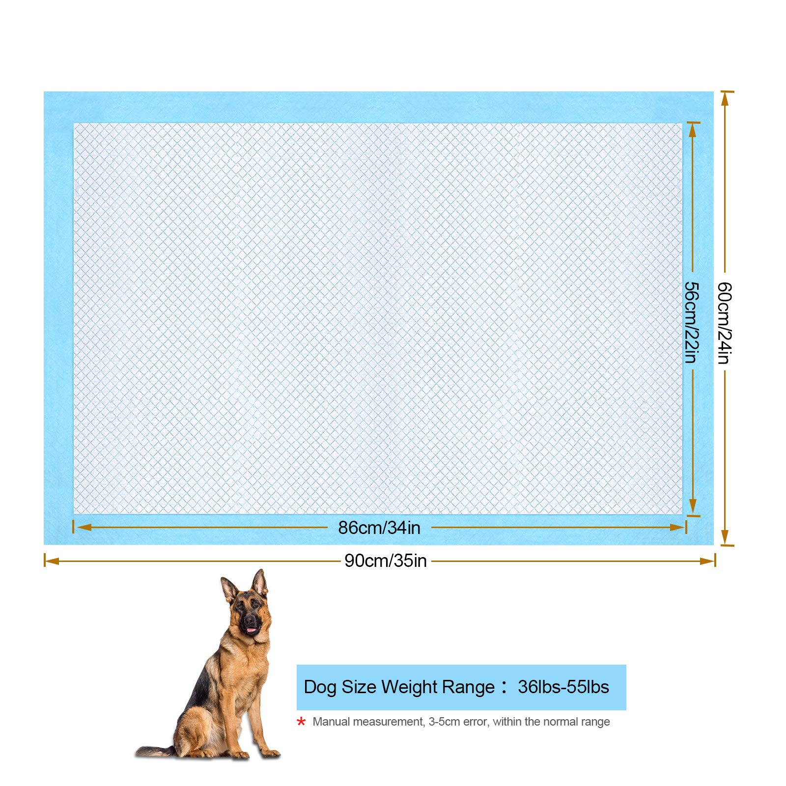 Ownpets pad XL con absorción rápida mejora limpieza tras accidentes y mantiene el área seca.
