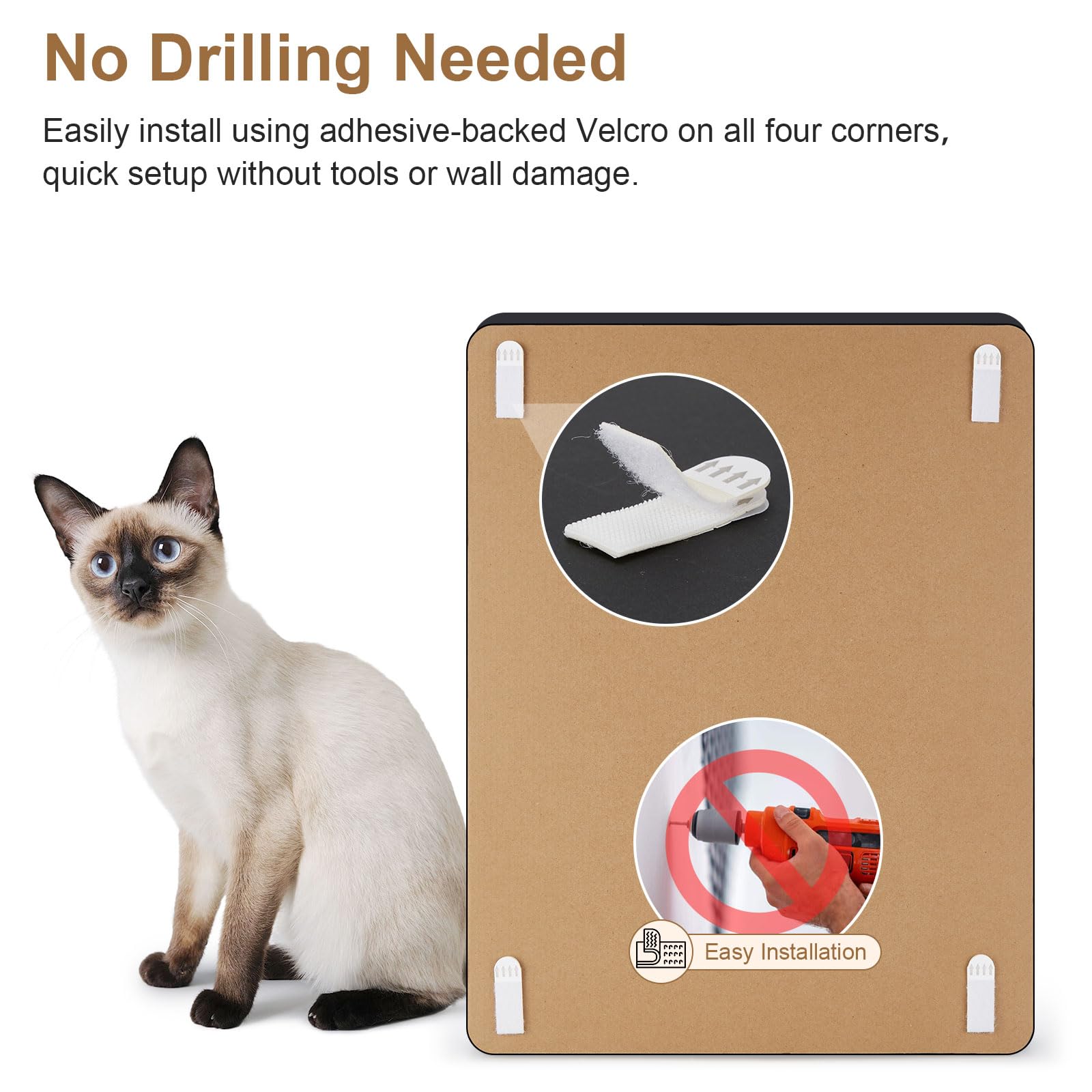 Ownpets rascador-gato-ergonomico: movimiento de rascado natural para las uñas.