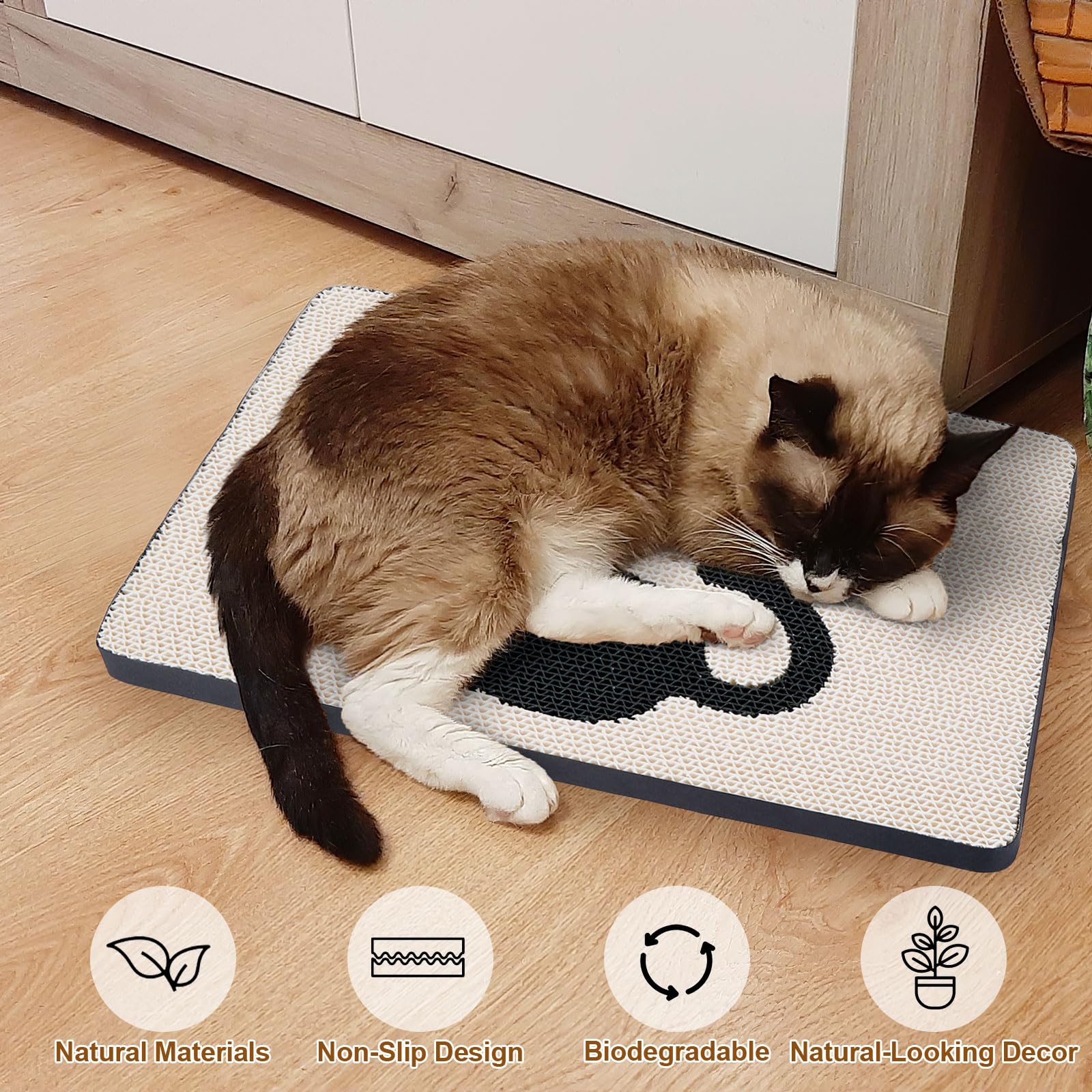 Ownpets rascador-pared-hogar-uso-diario: perfecto para uso diario y placer del gato.