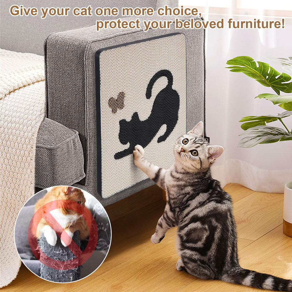 Ownpets rascador-pared-vidrio: compatible con vidrio para un montaje discreto.