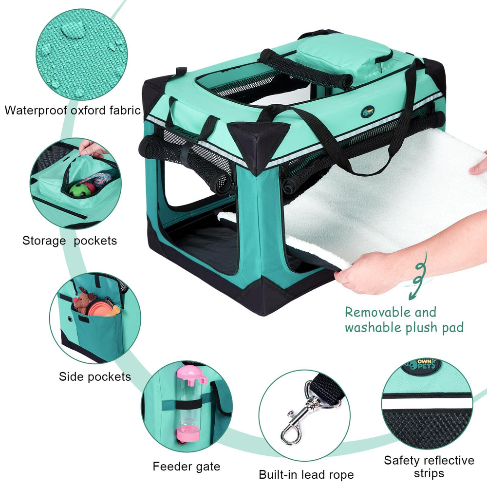 Ownpets transportín con correa integrada para mayor seguridad.