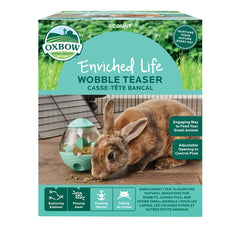 Oxbow Enriched Life Wobble Teaser, frente: alimentación entretenida y monitoreo visual