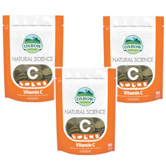 Oxbow Vitamina C para mascotas pequeñas, botella, apoyo general a la salud.