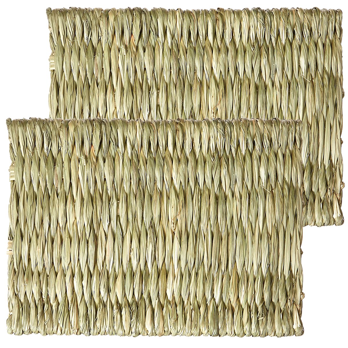 Oxbow Timothy Club Mat para mascotas mediano, dos piezas, ideal para roer y jugar.